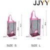 Storage Bags JJYY Grocery Holder Organizer Trash Bag Hanging Mesh Dispenser Kitchen Reusable Garbage Wall Mount