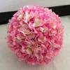 Flores decorativas de 8 pulgadas hortensias artificiales bola de flores besos de boda besos de supermercados