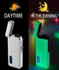 Nieuwe nieuwste lichtgevende elektrische aanstekers Jet Winddichte boog plasma USB belastbare lichter metalen fakkelgas butaanpijp sigaaraansteker GI7054555