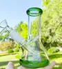 6 -Zoll -Mini -Dick -Glas -Bong -Diffuse -Perkolator Pyrex Water Pipe Shisha Bubbler Becher mit einer 14 -mm -Raucherschale nach unten