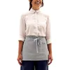 Tablier de serveur professionnel avec poches - mi-tablier de serveuse unisexe - une taille unique - 23 x 13 pouces - idéal pour les serveurs et les serveuses