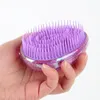 Mini departamento de cabelo de escova de cabelo de cabelo redondo em emaranhado escova de cabelo macio escova