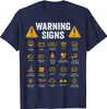 Мужские футболки смешные предупреждение о вождении.