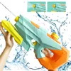 Pistola per pistola ad acqua estiva che spara giocattolo da giocattolo divertimento all'aperto per bambini e ragazza regalo per bambini 240420