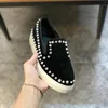 Casual Shoes Luxury Designer Spiked Christmas Gift -nitar Slip On Men Sneakers Classic Loafers Zapatillas Hombre Moccasins