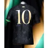 2023 2024ファンプレーヤーアルゼンチンポルトガルポルトガルブラジルサッカージャージThe Siu la Pulga Jersey Speaginal Saka Rice Messiseブラックシャツユニフォーム