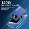 Mobiltelefon -Strombanken Neue Super -Fast -Lade -Power Pack 20000mah große Kapazität Portable Power Bank J240428