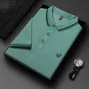 Fred Polo Perry Männer Designer T-Shirt Top-Qualität Luxus modische modische lose und komfortable Polos Sommer mittleren Alters ältere Geschäftsleute Kurzärmelige Polo-Hemd Freizeit