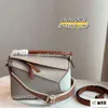 Çantalar Lady İspanya Tasarımcı Çanta Çanta Loe Gri Nakış 2024 Omuz Kayışı Mini Eklenmiş Elmas Yüksek Güzellik Crossbody İki Bulmaca Kayışı HRHF