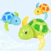 Baby Bath Toys Baby Cartoon Cartoon Animal Tortoise Classic Baby Water Jouet Infant Swim Tatting Turtle Wound Up Clockwork Kids Beach Bath Bath Toy