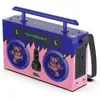 NYC Graffiti Bluetooth Boombox Ultra with Rechargeable Battery & Carrying Strap - Retro Style Speaker for Easy Portability & Wireless Music Streaming