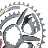 Parts GXP mountain bike parts crankset bicycle sprocket double disc aluminum alloy CNC machining 20/21speed without dropping the chain