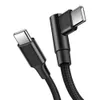 60W 1m 2m 3m snel opladen USB C tot USB-C PD Type C kabelstoffen Legering Kabels voor Samsung Galaxy S10 S23 S23 S23 S24 Utral Note 20 HTC LG Android Telefoon 15 15PRO 15PROMAX