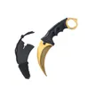 Coltello tattico classico lama fissa popolare con guaina csgo karambit coltello di sopravvivenza all'aperto tattico da caccia per campeggio coltello da auto -difesa