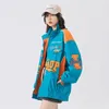 Giacca da bomber da corsa da uomo primaverile per ragazze streetwear americano harajuku moda in esterno coppia casual giacche varsity 240423