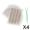 Makeupborstar 2-4pack Invisible Spets Eyelid Sticker Double Tapes Eye Strips 9# 240