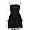 Hot Selling New Dress, Sexy Trend, Mesh Splicing, One Line Collar, Strapless, Backless Short Skirt for Women F42845