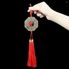 Figurine decorative Muy Bien Bien Feng cinese Shui Zodiac Tai Chi Bagua Mirror Città Casa Casa Auto Interni Retropiede Decorazioni per la casa