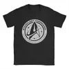 Men's T-Shirts Stars Treks Discovery United Federation T Shirt for Men Cotton T-Shirts Round Collar T Shirt Short Slve Clothing Graphic T240425