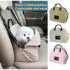 Portable Warm Kennel Pet Dog Bag Car Seat Control Nonslip Dog s Safe Puppy Cat Pet Bed Chihuahua Pet Products 240412