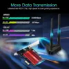 CARDS FENVI WIFI 6E 5374M AX210 TRI BAND 2.4G/5G/6GHz 802.11ax för Bluetooth5.3 PCIe Wireless WiFi Network Adapter WIFI Card Win10/11