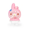 Bärbar personlig liten skrivbordsfläkt mini fans USB Battery Cinnamoroll Kuromi My Melody Summer Cooling Products
