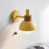 Beverside LED Wandlamp met schakelaar Noordse moderne E27 Hout SCONCE LICHTEN INDOOR verlichting Home Decor Slaapkamer Woonkamer Keuken 240424