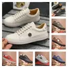 Luxury Designer Philip Plain Mans Shoes Brand Classic Fashion Plein Scarpe High Quality Leather Metal PP Skulls Pattern Increased Elements Casual Board Sneakers