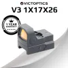 Optics Victoptics v3 1x17x26 RMR Red Dot Sight for Closein Workgeneral Strzelanie kompatybilne z R.M.R Stopem dla Airsoft