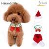 Abbigliamento per cani 2024 vestiti natalizi vestiti da pet up set di cappelli per pullover sciarpa gatto costume divertente