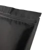 Zakken 100 stcs 6x8 cm mat zwart roze wit geurbestendige kruidenpoeder platte zakjes geschenkzakken kleine aluminium folie ritssluiting plastic zakken