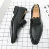 Casual Shoes Men's Designer Dress Loafers Handmade Leather Fashion Groom Wedding Men Italian Oxford Big Size 38-48