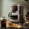 600 ml de cafetera estadounidense hogar pequeño goteo automático mini maceta tetera dualpurpose bebida 220V 240423