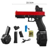Gun Toys G17 Ręcznie automatyczne elektryczne ciągłe strzelanie Pistolet zabawkowy 7-8 mm żelowy prezent na zewnątrz latem T240428