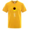 The Sunflower of Hope Beauty Print Men Women T-shirt Modemerk Kleding S-XXXL Oversized T-shirts Regular Sleeve T-shirt 240424