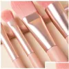 Makeup Brushes Makeup Brushes 13st Soft Fluffy Set for Cosmetics Foundation B Powder Eyeshadow Kabuki Blending Brush Beauty Tool Drop DHMJS