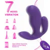 3 in 1 mutandine vibratori indossabili giocattoli sessuali femminili vibratore remoto wireless per donne g spot stimolatore clitoride massager anale 240412