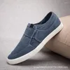 Casual Shoes Men Canvas Spring Autumn Man Fashion Sneakers Loafers Low Cut slip-On For Mens Breattable