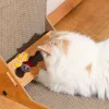 Spielzeug neuer Stil Katzenkratzer Katze Schaber abnehmbarer Holzkratzerpfosten für Katzen Training Schleifklauenspielzeug Möbelschutzschutz