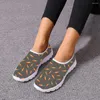 Zapatos casuales dibujos animados de marca de zanahoria diseño de marca de impresión para mujeres primavera otoño tenis duradero absorción de punta redonda zapatillas de deporte transpirable