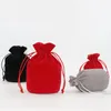 Drawstring 30 stcs/lot 6 12,5 cm Aangepaste bedrukte cosmetische fluweel Pouch Drawstrin Bags Sieradenverpakking voor vrouwelijke geschenken