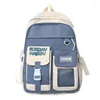 Rugzak dames school nylon collage student schooltas bagpack vrouwelijke rugzak casual dame reistas Koreaans rugzak mochila