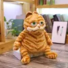 Gatto grasso arrabbiato giocattolo morbido peluche animali di peluche pigro pigri tigre simulazione brutta gatto peluche giocattolo regalo di Natale per gli amanti dei bambini