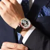 Montre-bracelets 2024 HOMME Watch Top pour les montres mécaniques automatiques en évidence Color Diamond Fashion Man Reloj Hombre