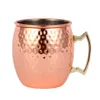 Tasses 5-1 morceau de 500 ml Moscou Mule Cople plaqué tasse en acier inoxydable Anti d'automne Beer Beverage Cup Champagne Party Bar Tool J240428