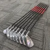Kluby golfowe 7pcs Silver Irons Zestaw MC502 Futed 49p Steel Graphit Saft 240422