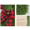 Decorative Flowers Christmas Decor Wreath Artificial Pine Needle Elk Door Indoor Outdoor Decoration Porch Window Wall Gifts