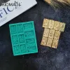 Moulds Tarot Silicone Fondant Mold Chocolate Dessert Baking Cake Decorating Tools Resin Handmade Making Mould Bakeware Kitchen Form