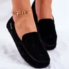 Casual schoenen dames mocassins dames loafers comfortabele vrouwen naaien suède platte zachte zolen lichtgewicht stijl