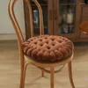 Yastık bisküvi şekli peluş yumuşak yaratıcı sandalye koltuk pedi dekoratif kurabiye Japon tatami arka kanepe yastıklar